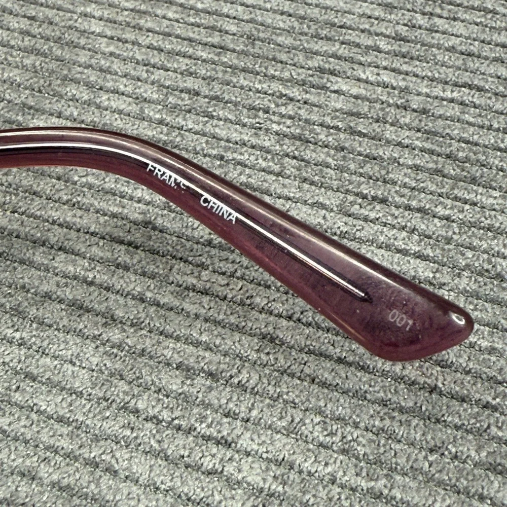 Calvin Klein CK20509 Purple Transparent Rectangular Eyeglasses Frames 53-16-140